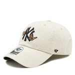 Keps 47 Brand Mlb New York Yankees Icon Alt ’47 Clean Up B-ICACL17GWS-BN Bone