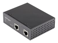 Startech.Com Industriell Gigabit Ethernet Poe-Injektor - 30 W 802.3At Poe+ Midspan 48 V-56V Dc Din-Skena Power Over Ethernet-Injektoradapter - -40 &Degc Till 75 &Degc Kameror/Sensorer/Wifi-Åtkomst - Strömtillförsel - 30 Watt - Utgångskontakter: 2 -