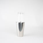 2 pcs Boston Shaker in Glass and Stainless Steel