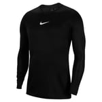 Nike M NK DRY PARK 1STLYR JSY LS T-shirt à manches longues Homme Noir/Blanc FR : M (Taille Fabricant : M)