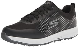 Skechers Men's GO Golf Elite 5 Sport Trainers, Black Synthetic/Textile/White Trim, 9.5 UK