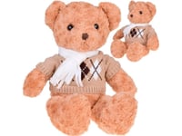 Yokomisiada Mjuk Teddybjörn I Tröja Och Halsduk 60Cm Za5330
