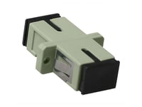 Act Fiber Optic Sc-Sc Simplex Adapter Multimode Om1/Om2. Adapter Sc Simplex Om1/2 Fl Iv (Ea1023)