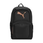 PUMA Unisex's Evercat Contender-Backpack, Black/Rose Gold, One Size