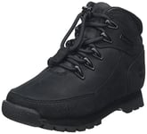 Timberland Euro Rock (Junior) Chukka/Mid, Black Nubuck, 4 UK Child