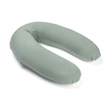 doomoo Coussin de Grossesse & Coussin Allaitement Buddy - Ultra Confort pour Dormir pendant la Grossesse - Soulage dos, jambes et ventre - Housse 100% Bio & Certifié OEKO-TEX, Corduroy Vert