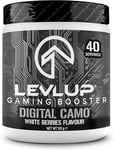 Levlup Digital Camo Gaming Booster, Energy, Focus and Concentration Drink Powder