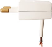 Stickpropp V1 Vinkel Platt Utan Jord, Vit