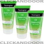 3 X Neutrogena oil Balancing Daily Exfoliator For oily skin 150ml