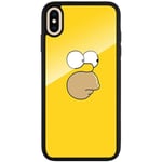 Apple Iphone Xs Max Svart Mobilskal Med Glas Homer Simpson