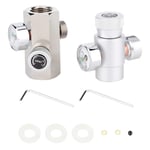 CO2 Tank Adapter, TR21-4 W21.8-14 CO2 Tank Refill Adapter Connector with Gauge Kit for Sodastream Tank Filling