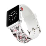 Apple Watch Series 4 44mm klockband av silikon - Flamingo