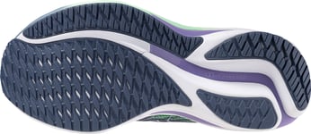 Mizuno Wave Rider 28 W Löparskor Citadel/White/Neo Mint, UK 4,5