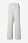 Selected FEMME - Byxor slfRita-paxa HW Extra Wide Pant Mel - Grå