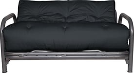 Argos Home Mexico 2 Seater Futon Sofa Bed - Black Jet