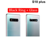 Camera Lens Protector Tempered Glass Film Ring Black S10 Plus