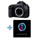 Canon systemkamera reflex eos 5d mark iv nu + mjukvara capture one pro