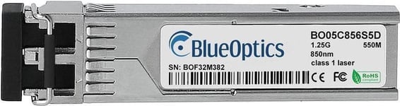 Kompatibel Siemens 6GK5992-1AL00-8AA0 BlueOptics© BO05C856S5D SFP Transceiver, LC-Duplex, 1000BASE-SX, Multimode Fiber, 850nm, 550 Meter, DDM, 0°C/+70