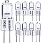 10-pack - G4 Halogenlampor / Stiftlampor - Varmvit - Halogen WarmWhite WarmWhite 20W