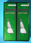 PACK OF 6 x SRIXON SOFT FEEL GOLF BALLS ~ SOFT WHITE ~ NEW IN BOX