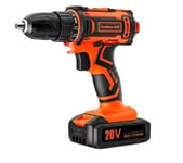 Perceuse Visseuse Sans Fil LEEIKOO 21V - 42N.m, 2 Vitesses, 18 Couples - Avec Batterie 2.0Ah Et 20 Accessoires