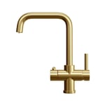 Fohen Fahrenheit Brushed Gold 3-in-1 Instant Boiling Water Tap