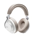 Shure AONIC 50 Wireless Noise Cancelling Headphones, Premium Studio-Quality Sound, Bluetooth 5 Wireless Technology, Comfort Fit Over Ear, 20 Hours Battery Life, Fingertip Controls - White/Tan