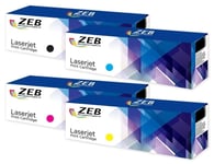 4X ZEB Toner Cartridges For HP 125A CP1213 CP1214 CP1510 CP1514 CP1515 (Inc VAT)
