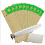 SEBO X4.1 X5 X5 Extra Vacuum Service Kit 10 Bags Filters Hoover Bag Filter