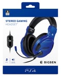 Nacon BigBen Interactive PS4 Gaming Headset V3 - Blue Sony