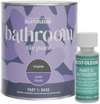 Rust-Oleum Satin Bathroom Tile Paint 750ml - Graphite
