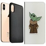 Apple Iphone Xs Max Magnetic Wallet Case Baby Yoda