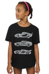 Cars Text Racers Cotton T-Shirt