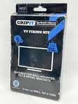 Grip-It TV Plasterboard Fixing Brackets Kit - 6 Pieces 25mm Can Hold Up To 113kg