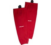 Bauer Flex Stock Hockey Sock Sr damask Unisex Röd S S/M