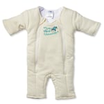 Magic Sleepsuit Övergångsprodukt - 3-6 Månader Swaddle Övergångssömnkläder - Mjuk Bomullsmaterial med Dubbel Blixtlås för Lätta Blöjbyten