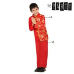 Kostume til børn Kineser dreng Rød 10-12 år