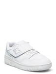 New Balance 550 Kids Bungee Lace With Hook & Loop Top Strap White New Balance