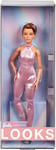 Barbie Looks Poupée à Collectionner n° 22 avec Coupe garçonne et Tenue Moderne des années 2000, Combinaison Tour de Cou Rose à Sequins avec Chaussures à Talons argentées, HRM14