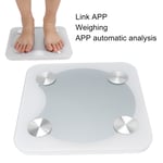 Digital Weighing Scale Display Smart Body Fat Scale For Men (White BST