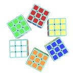 Mini Magic Cube Tiny 3&#215;3 Professional 1 CM Speed Cube Magic Cube Puzzle Blå Rosa Svart Leksaker