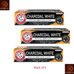 Arm & Hammer Charcoal White Toothpaste 75ml - Pack of 3