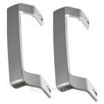 BEKO Genuine Fridge Freezer Refrigerator Silver Door Handle Handles x 2