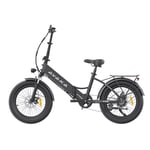 Hopfällbar elcykel AVAKA K300, 350W 36V 16Ah, 20*3.0 tums däck