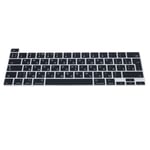 kwmobile Silicone Keyboard Protection - QWERTY (Russian) Keyboard Cover Compatible with Apple MacBook Pro 16" (ab 2019 - A2141) - Black