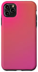 Coque pour iPhone 11 Pro Max Esthétique Aura Mignon Dégradé Ros Et Orange