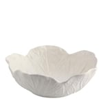 Bordallo Pinheiro - Cabbage skål kålblad 17,5 cm hvit