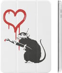 Banksy Mouse Ipad Case 2020 Matériau Tpu Résistant Aux Chocs Réglage Automatique De L'angle De Veille/Réveil Mignon Housse De Protection Transparente 10.2in