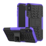 Apple iPhone XS Max Heavy Duty Case Purple