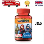 Vitabiotics Wellkid - Marvel - Vitamin D - 50 Soft Jellies - Vegan